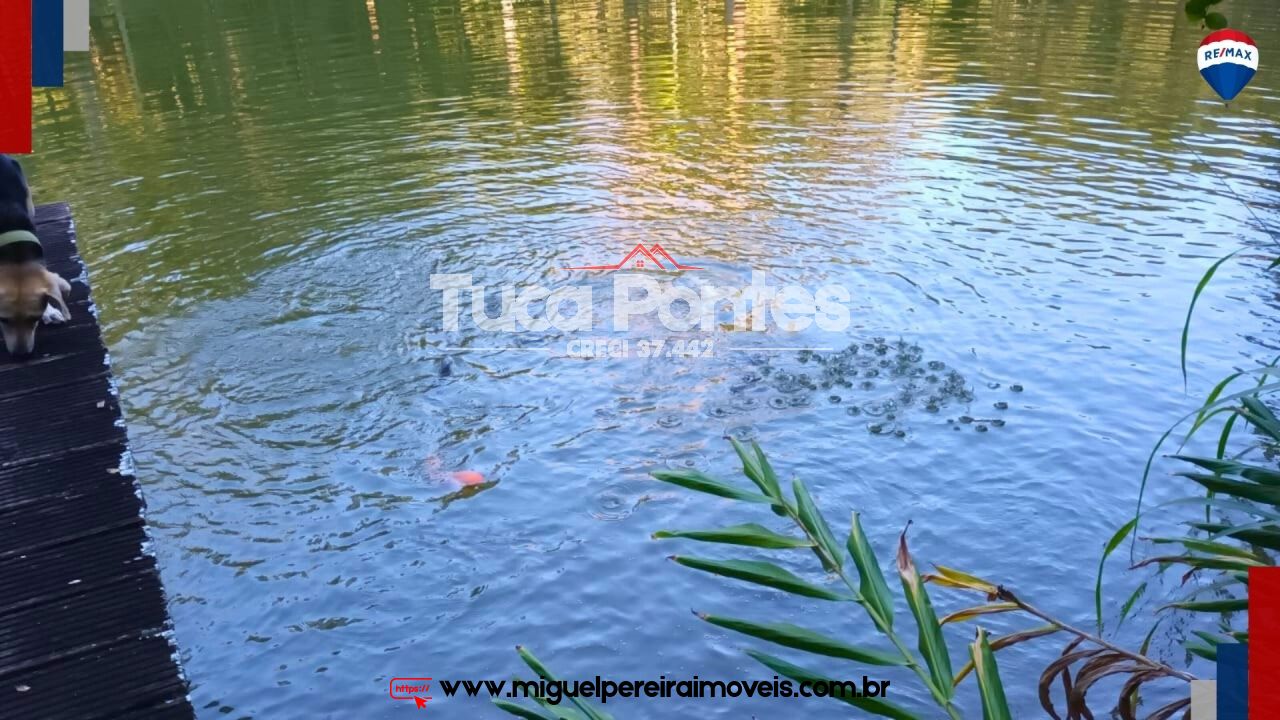 Com lago, espaço lazer e ampla casa - Localizado na APA | Código:S25