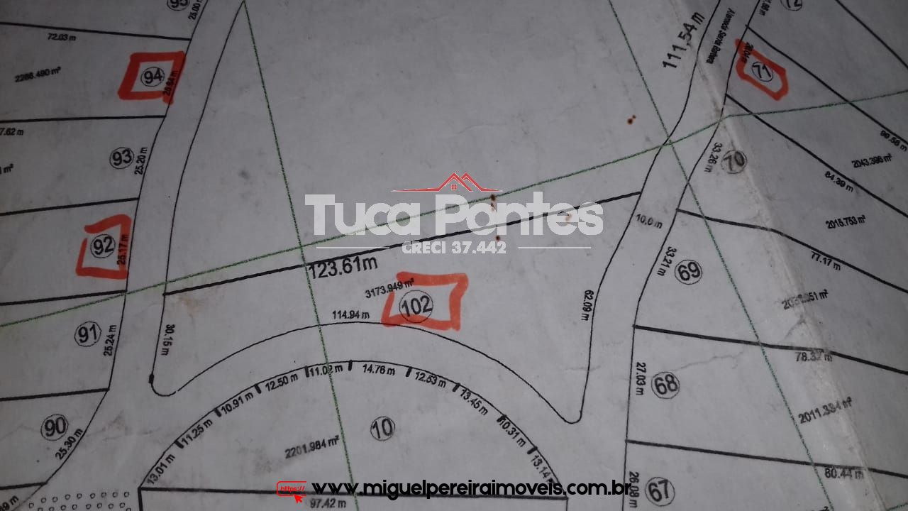 Lote Residencial ou Comercial - 3.173 m² de vista verde e ar puro | Código:T1